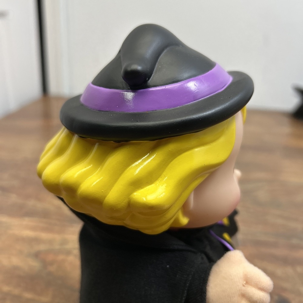 Fisher Price Little People Halloween Witch Sarah Lynn Spooky Sounds Doll New VTG - Picture 11 of 15